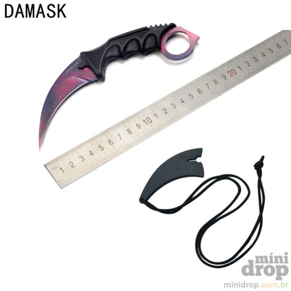 cs-go-karambit Karambit do CS Go - Purple + Rose Red - Imagem 4