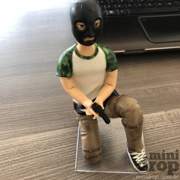Boneco Personagem do Pubg - Artesanal modelo 03 - skin Xbox - Imagem 1