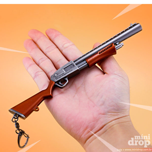 chaveiro fortnite escopeta miniatura