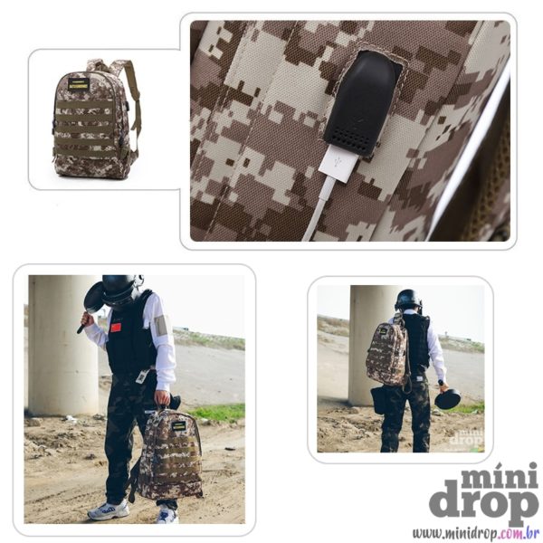 pubg mochila bolsa