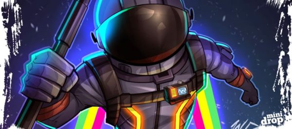 arte caneca fortnite Caneca do Fortnite - Astronauta - Imagem 3