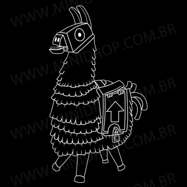 Camiseta-do-fortnite-lhama