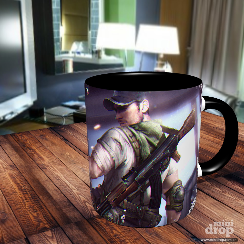 Caneca Game - Freefire Com Nick Ou Nome 13