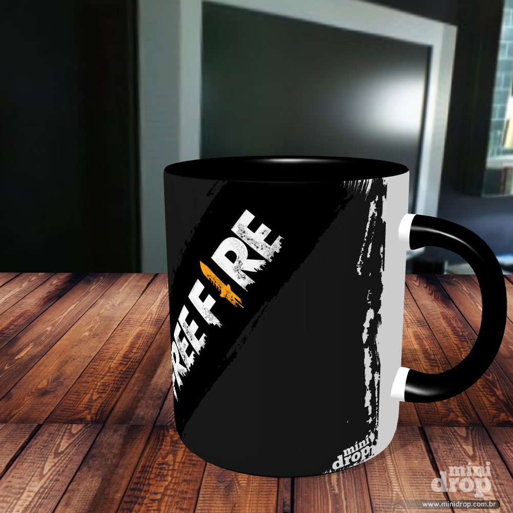 Caneca Free Fire Personalizada - Coloque Seu Nome