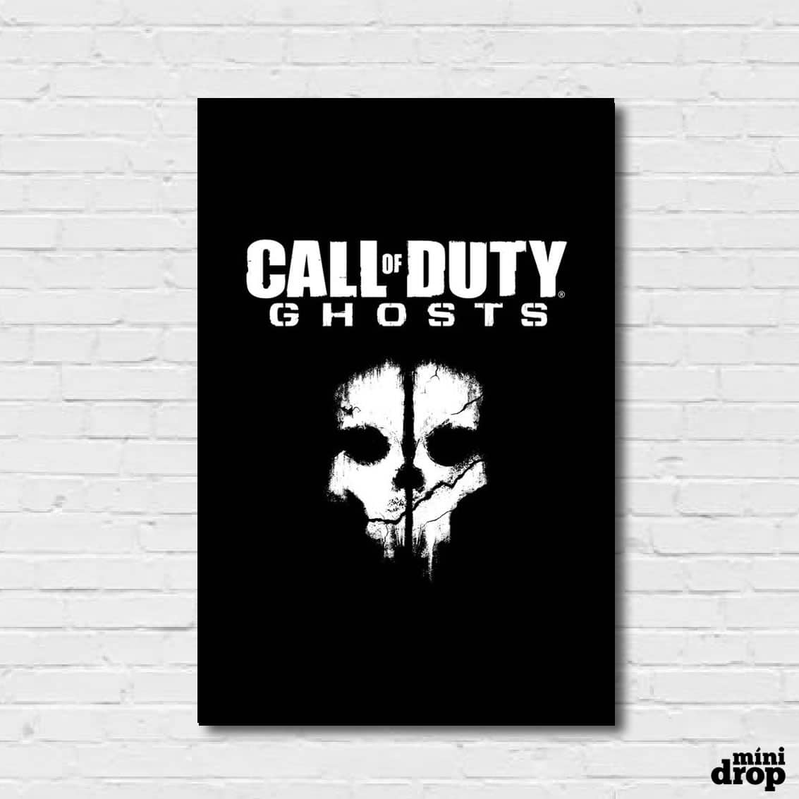 Quadro Do Call Of Duty Ghost Colecionáveis 6177