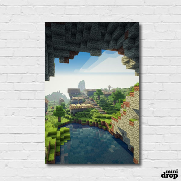 quadro-decorativo-minecraft quadro-decorativo-minecraft