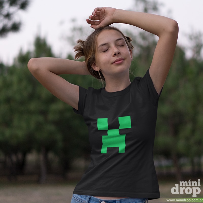 Quadro Decorativo Minecraft Creeper Video Game