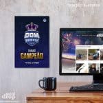 placa decorativa dom