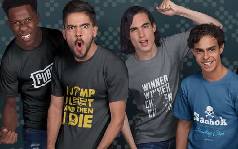camisetas do pubg