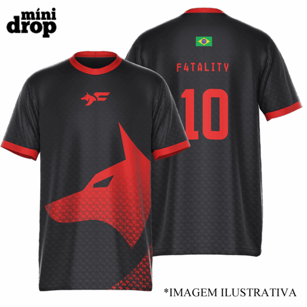 camiseta fatality Camiseta F4TALITY - Preta - Imagem 1