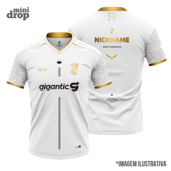 camiseta hyper king branca Jersey hyper king