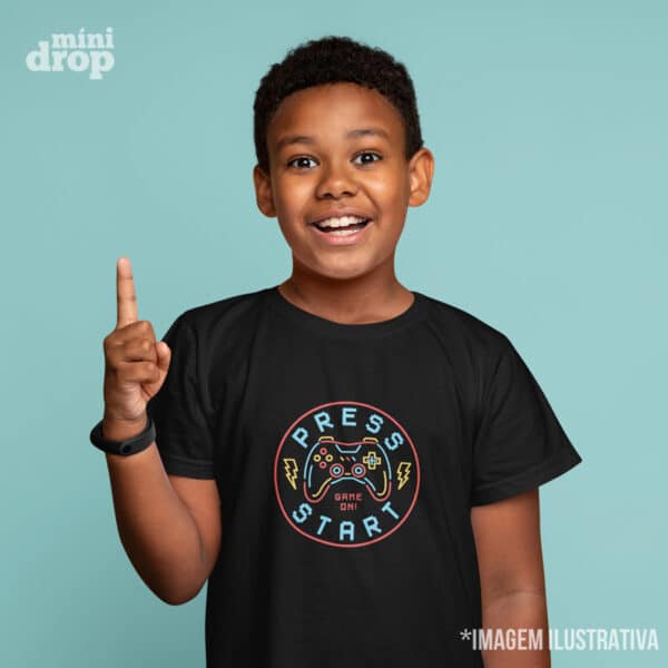 Camiseta Press Start