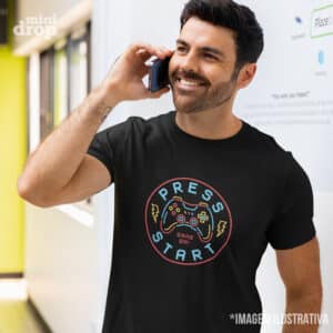 Camiseta Press Start
