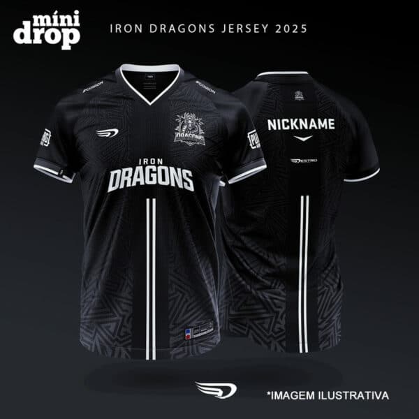 csmiseta iron dragons Jersey Iron Dragons