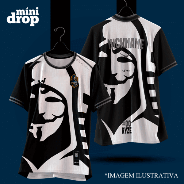 camiseta ryze branca jersey ryze